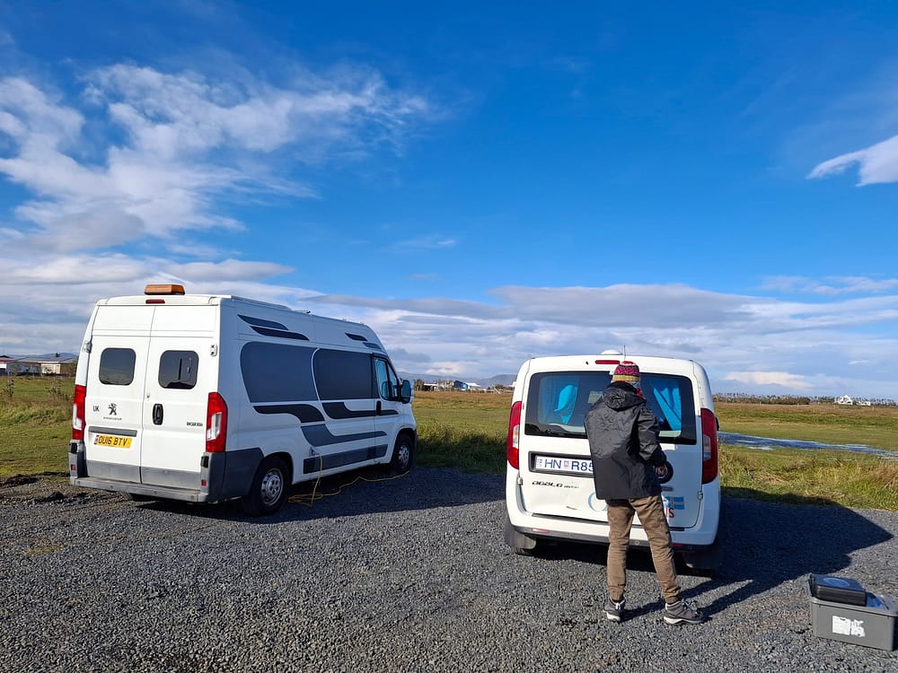 parqueaderos camping islandia