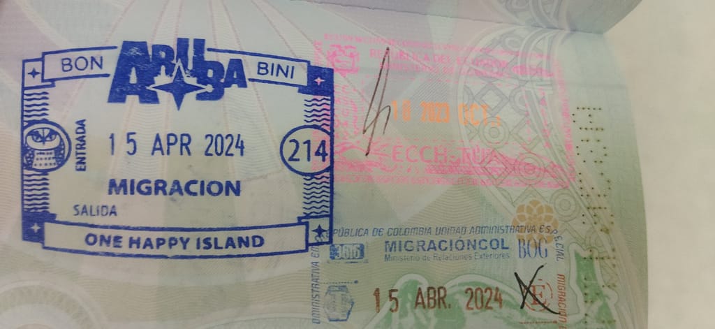 Requisitos de ingreso a Aruba